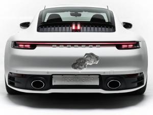 Porsche 911 Carrera 4S Crystal Eroded Art Car by Daniel Arsham 2020 года 